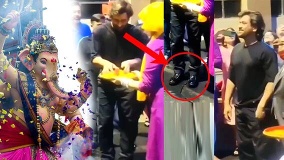 MS Dhoni Celebrating Ganesh Chaturthi: స్వల్ప వివాదంలో చిక్కుకున్న ఎంఎస్ ధోనీ