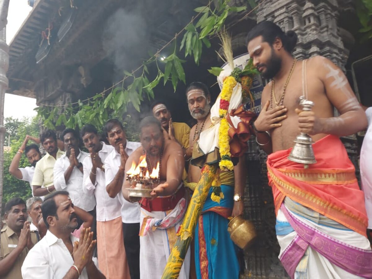 Tiruvannamalai: அண்ணாமலையார் கோயிலில் கார்த்திகை தீப திருவிழா பந்தக்கால் முகூர்த்தம்