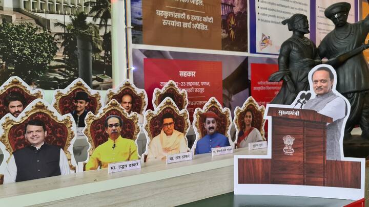 हे डेकोरेशन सादर करताना त्याच्यामध्ये जाड पुठ्ठ्याचे शीट वापरले आहेत, डिझाईन केलेले फ्लेक्स, एलईडी लाईट, अजितदादा अर्थमंत्री असताना घेतलेले निर्णयाचा माहिती फ्लेक्स, अशा स्वरूपात देखावा सादर केला आहे.