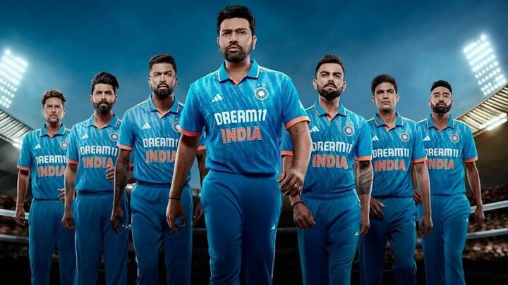 Team India's new jersey launch Sports News : ਟੀਮ ਇੰਡੀਆ ਦੀ ਨਵੀਂ ਜਰਸੀ ਹੋਈ ਲਾਂਚ,  ਥੀਮ ਗੀਤ 'ਚ ਦਿਖੇ ਇਹ ਕ੍ਰਿਕਟ