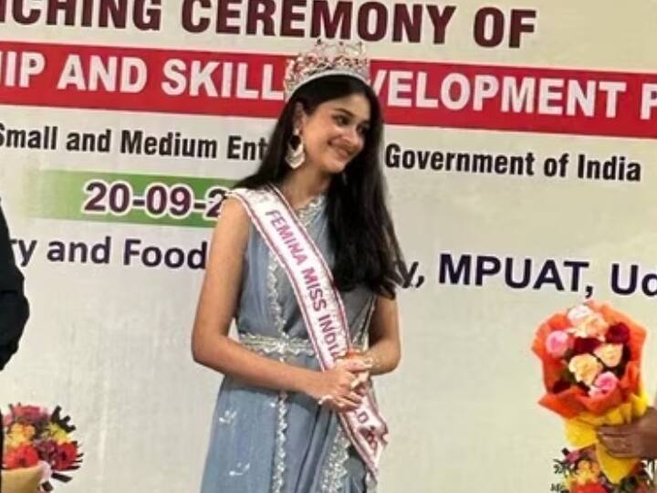 Femina Miss India Nandita Gupta reached Udaipur react on backward class ann Rajasthan News: उदयपुर पहुंचीं फेमिना मिस इंडिया नंदिता गुप्ता, पिछड़े वर्ग को लेकर कह दी बड़ी बात