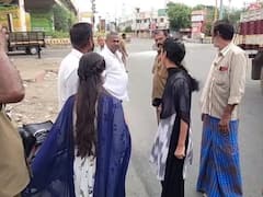 கரூரில் தனியார் கல்லூரி பேருந்து, லாரி மோதிய விபத்தில் மாணவி காயம் - போலீசார் விசாரணை