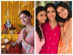 Ganesh Chaturthi 2023: अनन्या पांडे ने सेलिब्रेट की गणेश चतुर्थी, एथनिक अवतार में गॉर्जियस दिखीं सुहाना खान और नव्या नवेली नंदा
