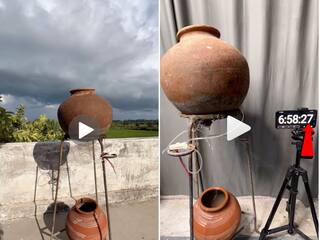 बूंद-बूंद से नहीं इतने बूंद से भरता है घड़ा, इस वायरल वीडियो ने जला दी दिमाग की बत्ती