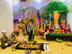 Pune News : सोनपावलांनी गौरी आल्या! बसलेल्या गौरी अन् जागरण गोंधळ देखाव्याची पुण्यात चर्चा