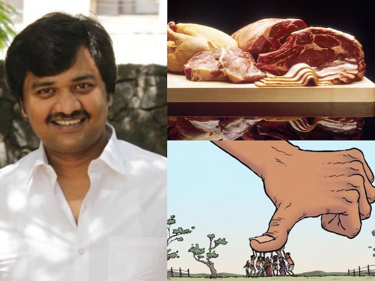 lollu sabha jeeva`s controversial comment on meat what science said on this Lollu Sabha Jeeva: இஷ்டத்துக்கு அடித்துவிட்ட லொள்ளு சபா ஜீவா.. மாமிசம் சாப்பிட்டா இப்படியெல்லாம் நடக்குமா? அறிவியல் சொல்வது என்ன?