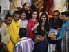 Mukesh Ambani: लाल बाग के राजा के दर्शन करने परिवार सहित पहुंचे मुकेश अंबानी, किए गणपति के भव्य दर्शन