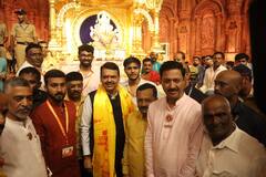 Pune ganeshotsav 2023 : उपमुख्यमंत्री देवेंद्र फडणवीस, चंद्रशेखर बावनकुळे दगडूशेठ गणपती चरणी लीन
