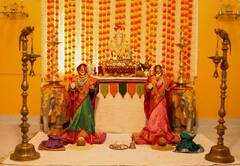 Pune news : पुण्यात 80 वर्ष जुन्या सोन्याच्या गौरी; चार पिढ्यांनी जपला वारसा