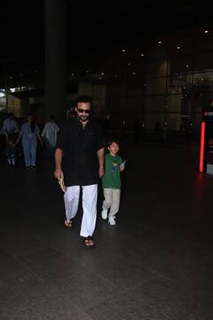 Kareena Kapoor Airport Look: पटौदी पैलेस से बर्थडे मनाकर मुंबई लौटीं करीना कपूर, पति सैफ और बच्चों के साथ एयरपोर्ट पर हुईं स्पॉट