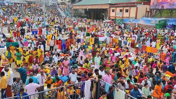 Tirumala Bramhotsavalu Garuda Seva : తిరుమల శ్రీవారి బ్రహ్మోత్సవాల గరుడ సేవకు భక్తులు | ABP Desam