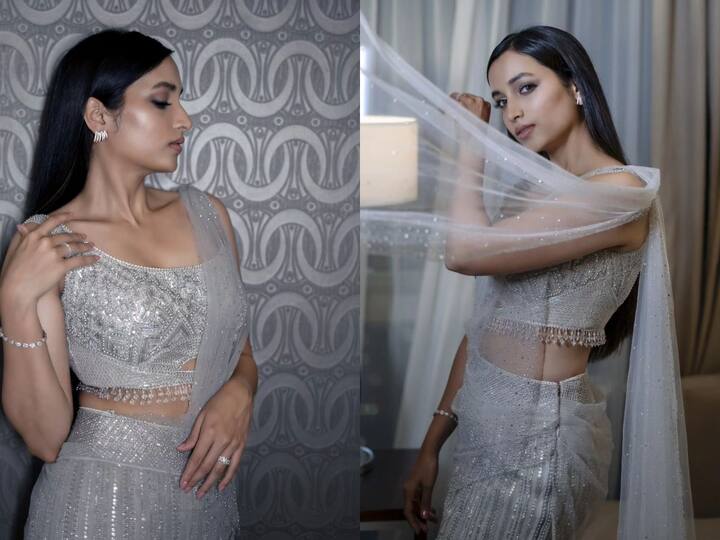 Srinidhi Shetty Photos : வெள்ளி பாத்திரம் போல் காட்சியளிக்கும் இவரின் லேட்டஸ்ட் புகைப்படங்கள் லைக்ஸ்களை குவித்து வருகிறது.