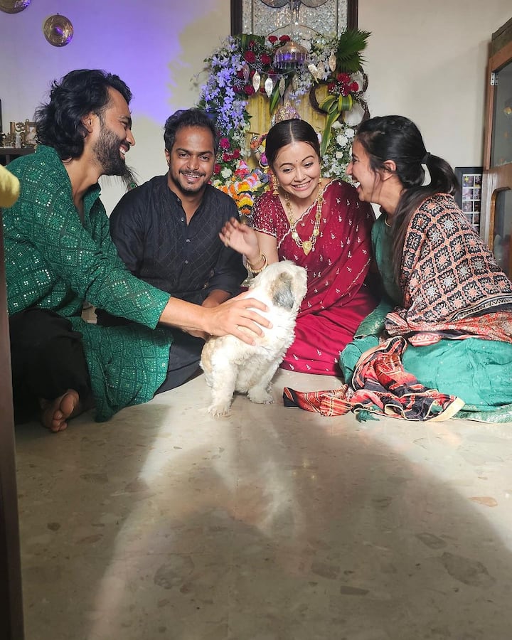 गणेश चतुर्थी के दिन देवोलीना और उनके पति शहनवाज शेख ने बहुत ही धूमधाम के साथ अपने घर में बप्पा की स्थापना की थी.