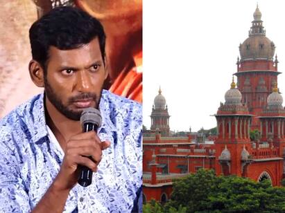 chennai high court condemn to actor vishal for disobey instructions Actor Vishal: ’நீதிமன்றத்தை விட நீங்கள் ஒன்றும் பெரிய ஆள் இல்லை’ விஷாலை கண்டித்த உயர்நீதிமன்ற நீதிபதி