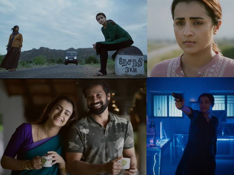 Actress trisha's the road movie trailer trending on youtube The Road Trailer: உண்மை கதையில் ஸ்கோர் செய்யப்போகும் த்ரிஷா..  ட்ரெண்டிங்கில் “தி ரோடு” பட ட்ரெய்லர்..!