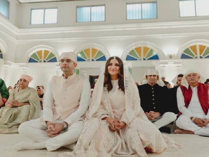 Parineeti Raghav Wedding: आम आदमी पार्टी नेता राघव चड्ढा और बॉलीवुड एक्ट्रेस परिणीति चोपड़ा 24 सितंबर को शादी के बंधन में बंधने जा रहे हैं. दोनों उदयपुर के लीला पैलेस में सात फेरे लेंगे.