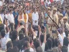 మాజీ డిప్యూటీ స్పీకర్ హరీశ్వర్ రెడ్డి అంత్యక్రియల్లో అపశృతి, గన్ మిస్ ఫైర్