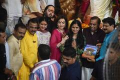 Lalbaugcha Raja 2023 : अंबानी कुटुंबीय लालबागच्या राजाच्या दर्शनाला, पाहा फोटो