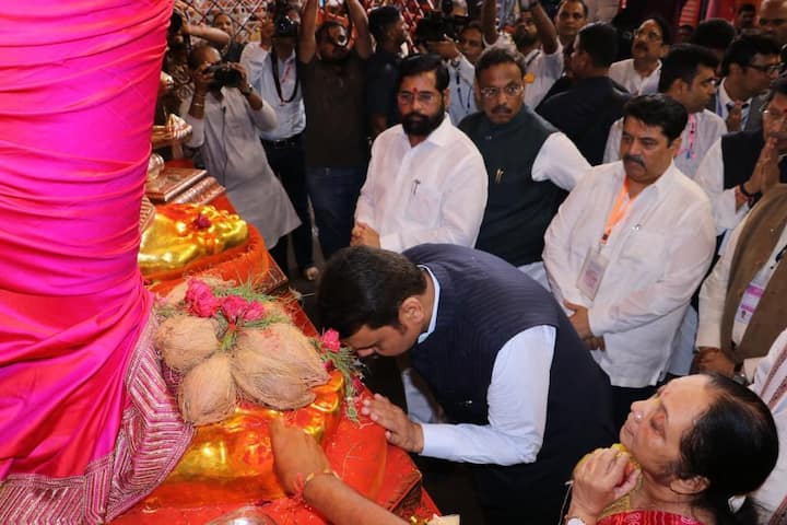 मुंबईतील लालबाग काळाचौकी पोलीस ठाणे पासून ते लालबागचा मुख्यद्वार पर्यंत सीआरपीएफ मुंबई पोलीस, रॅपिड ऍक्शन फोर्स तसेच लालबाग परिसरामधील पोलिसांनी बंदोबस्त ठेवला होता.