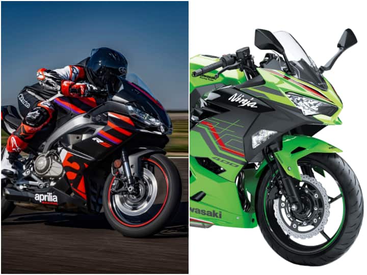 Aprilia RS 457 vs Kawasaki Ninja 400 which one is best know here Bike Comparison: देखिए अप्रिलिया आरएस 457 और कावासाकी निंजा 400 का कंपेरिजन, जानिए कौन है बेहतर?