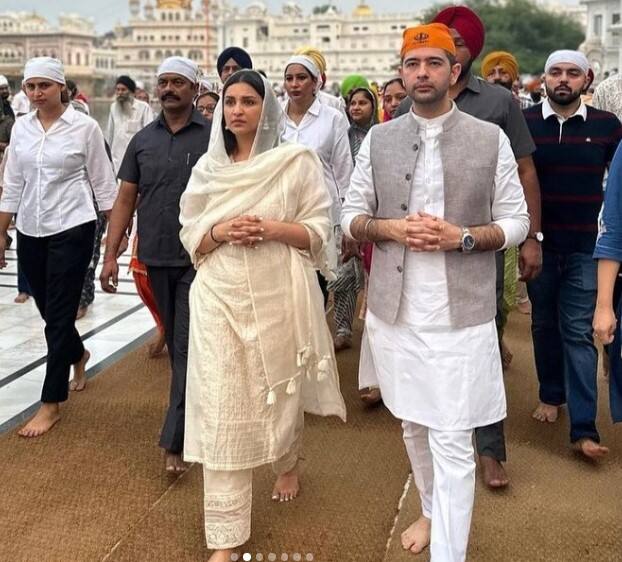 परिणीति चोपड़ा और राघव चड्ढा की ग्रैंड रॉयल वेडिंग में उनके परिवार वाले और दोस्त भी मौजूद रहेंगे. इस शाही शादी में 100 निजी सुरक्षा गार्ड तैनात किए गए हैं.