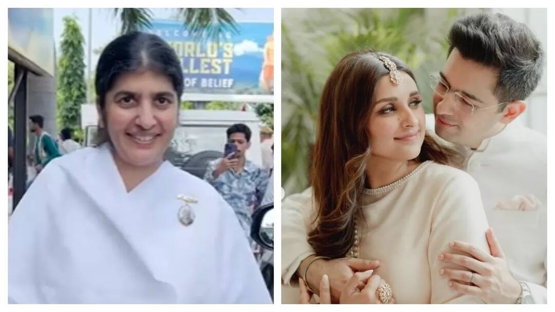 bk shivani reaches udaipur for parineeti chopra raghav chadha wedding Parineeti-Raghav Wedding: આ રાજમહેલમાં સાત ફેરા લેશે રાઘવ-પરિણિતી, બીકે શિવાની પણ ઉદયપુર જવા રવાના, જુઓ વીડિયો
