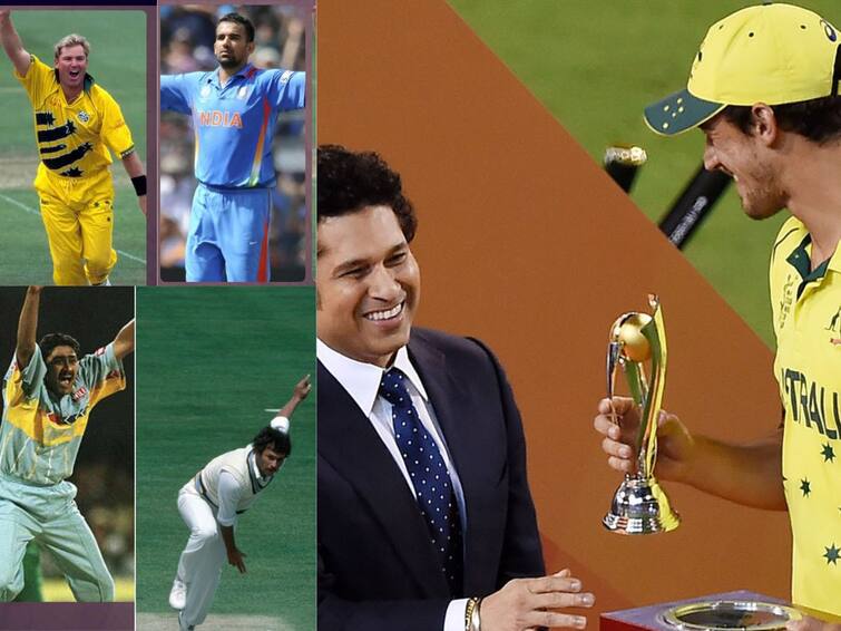 ICC Mens World Cup 2023 ICC Cricket World Cup Golden Ball Winners List (1975-2019) ODI World Cup Records: பேட்ஸ்மேன்களை அலறவிட்ட பந்துவீச்சாளர்கள்.. உலகக்கோப்பையில் இதுவரை தங்க பந்து வென்றது யார்?