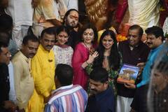 Lalbaugcha Raja 2023 : अंबानी कुटुंबीय लालबागच्या राजाच्या दर्शनाला, पाहा फोटो