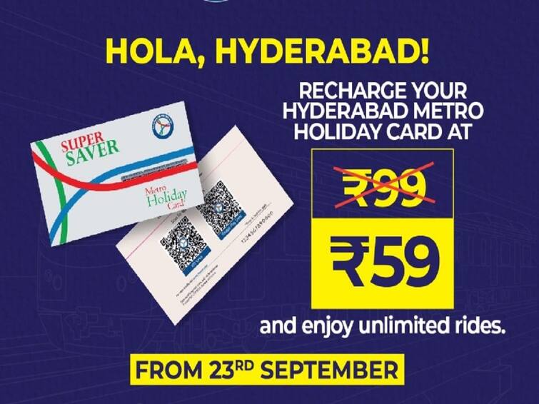 Hyderabad Metro Rail Hyderabad Company Announced on Friday That it is Resuming the Saver 59 Offer For Metro Passengers Hyderabad Metro: హైదరాబాద్ మెట్రో ప్రయాణికులకు శుభవార్త, సూపర్ సేవర్-59 ఆఫర్ అందుబాటులోకి!