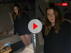 नींद में चलने लगी लड़की, फिर की ऐसी हरकत कि हर कोई देखते ही डर जाए... देखें VIDEO