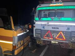 2 Dead, Many Injured As School Bus Rams Into Dumper Truck In Rajasthan's Barmer