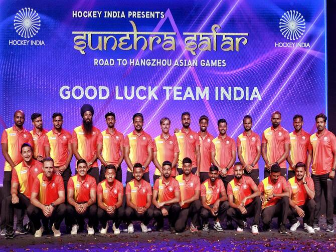 New Indian Hockey Teams match uniforms unveiled - Hockey India