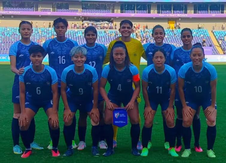 Asian games 2023 indian women football team lost against thailand women football team by 0 1   Asian Games 2023: ભારતીય મહિલા ફુટબોલ ટીમ એશિયન ગેમ્સમાંથી બહાર, થાઈલેન્ડે 1-0થી આપી હાર 