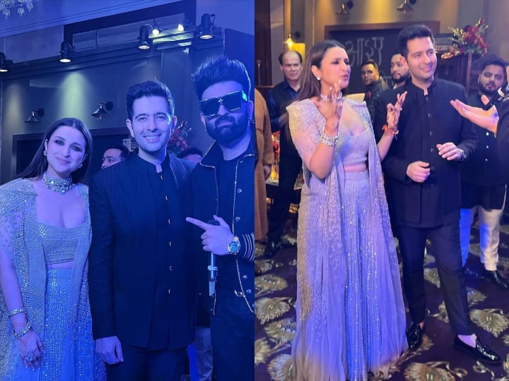 Parineeti Chopra Raghav chadha wedding sangeet ceremony first photo navraj hans shared Parineeti Raghav Wedding: संगीत सेरेमनी की पहली तस्वीर आई सामने, लहंगे में खूबसूरत लगीं Parineeti Chopra तो सूट-बूट में Raghav Chadha भी खूब जंचे