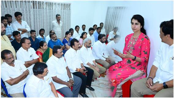 Nara Brahmani With Janasena Leaders | జనసేన నేతలతో నారా బ్రాహ్మణి భేటీ | DNN | ABP Desam