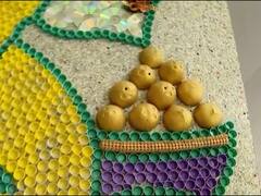 गणपती बाप्पा मोरया... ऑर्किड हॉटेलमध्ये पर्यावरणपुरक बाप्पा, विठ्ठल कामत यांनी साकारला पर्यावरणपुरक गणपती