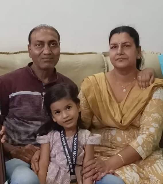 ਬਰਨਾਲਾ ਦੀ ਸਾਢੇ ਤਿੰਨ ਸਾਲਾ ਬੱਚੀ ਨੇ ਰਚਿਆ ਇਤਿਹਾਸ