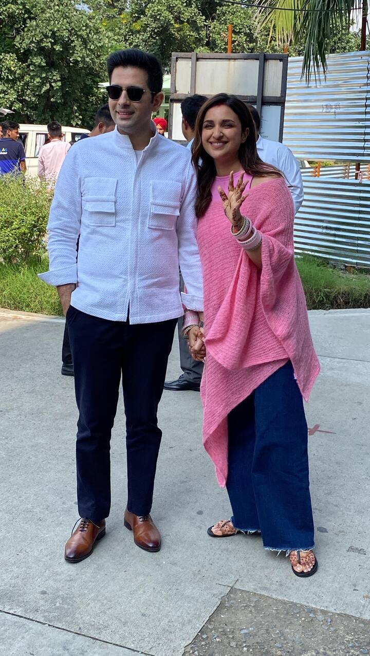 Parineeti and Raghav tied the knot on September 24 at the Leela Palace here in the presence of close friends and family.