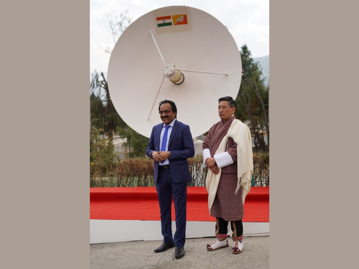 On March 13, 2023, ISRO Chairman S Somanath and other delegates went to Bhutan and discussed expanding India-Bhutan space cooperation and ways to deepen space tech ties further. They also discussed expanding space tech cooperation through capacity building and by focusing on the application of space data and technology across sectors for the benefit of people. (Photo: ISRO)