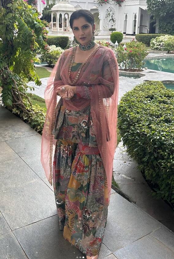 ਪਰਿਣੀਤੀ ਦੇ ਵਿਆਹ 'ਚ ਸਾਨੀਆ ਮਿਰਜ਼ਾ ਦਾ ਖੂਬਸੂਰਤ ਲੁੱਕ