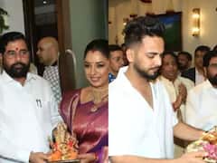 महाराष्ट्र CM के घर गणेश वंदना के लिए पहुंचे सितारे, Salman-Shah Rukh से लेकर  Shehnaaz Gill और रुपाली गांगुली तक ने लगाई हाजिरी