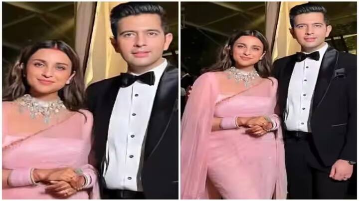 Parineeti Chopra Raghav Chadha Wedding: ਅਭਿਨੇਤਰੀ ਪਰਿਣੀਤੀ ਚੋਪੜਾ ਅਤੇ 'ਆਪ' ਨੇਤਾ ਰਾਘਵ ਚੱਢਾ ਦਾ ਹੁਣ ਵਿਆਹ ਹੋ ਗਿਆ ਹੈ। ਦੋਹਾਂ ਦਾ ਵਿਆਹ ਉਦੈਪੁਰ 'ਚ ਬਹੁਤ ਧੂਮ-ਧਾਮ ਨਾਲ ਹੋਇਆ। ਵੇਖੋ ਤਸਵੀਰਾਂ......