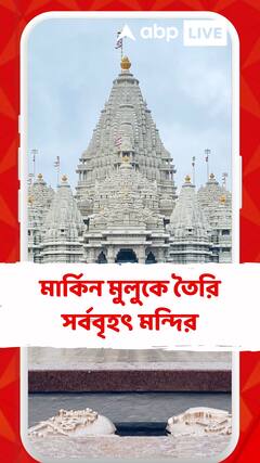 মার্কিন মুলুকে তৈরি সর্ববৃহৎ মন্দির, চোখ ধাঁধানো স্থাপত্য নজর কেড়েছে বিশ্বের
