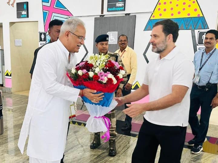 chhattisgarh assembly election 2023 rahul gandhi in bilaspur bjp attacks congress bhupesh baghel राहुल गांधी के Chhattisgarh दौरे पर बीजेपी की प्रतिक्रिया, कहा- वो क्या बोलते हैं उनको खुद समझ नहीं