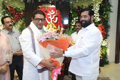 Raj Thackeray: राज ठाकरेंनी घेतलं मुख्यमंत्र्यांच्या बाप्पाचं दर्शन वर्षा निवासस्थानी