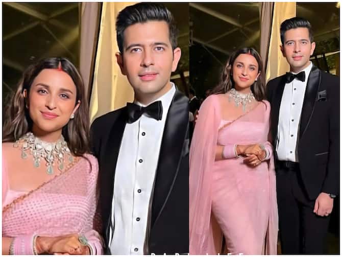 First Pic Of Parineeti Chopra Raghav Chadha After Wedding | Parineeti-Raghav  Wedding First Photo: शादी के बाद हसबैंड Raghav Chadha संग Parineeti Chopra  की पहली तस्वीर आई सामने, मांग में सिंदूर, हाथों