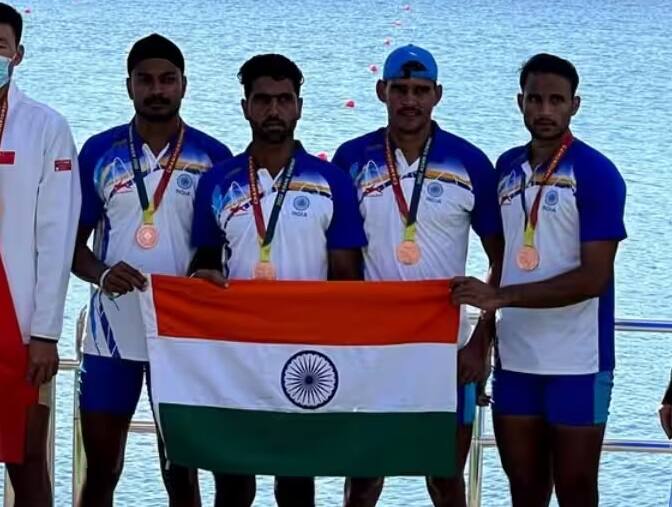 Asian Games 2023: Indian rowers bag two bronze medals Asian Games 2023: એશિયન ગેમ્સમાં બીજા દિવસે ભારતીયોનો કમાલ, રોઇંગ ઇવેન્ટમાં જીત્યા બે બ્રોન્ઝ મેડલ