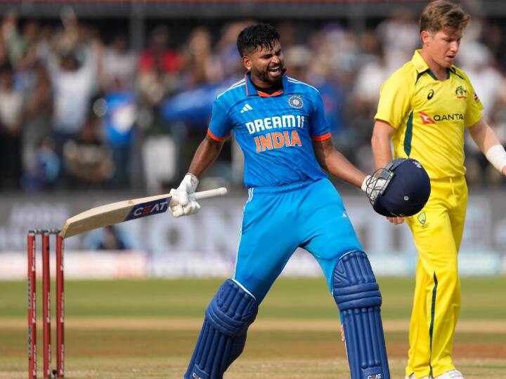 IND vs AUS 2nd Indore ODI Indian player Shreyas Iyer told how he make stronger comeback by hitting century IND Vs AUS: श्रेयस अय्यर ने खोला कामयाबी का राज़, बताया कैसे शतक लगाकर की ज़ोरदार वापसी