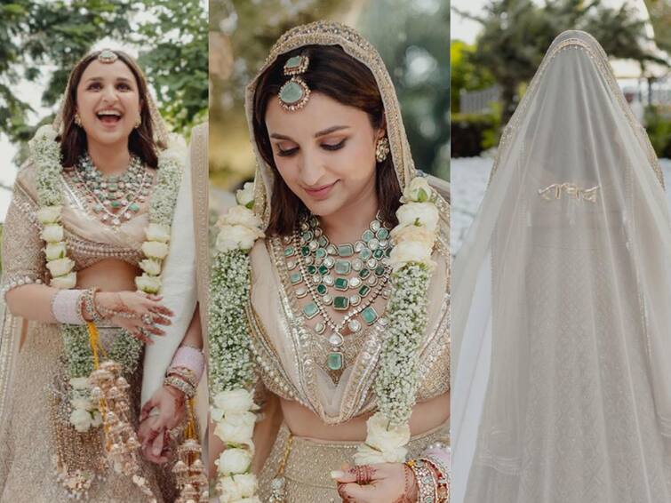 Parineeti Chopra And  Raghav Chadha Wedding  Parineeti Chopra bridal lehenga design by  Manish Malhotra 2500 hours to make Parineeti Chopra And  Raghav Chadha Wedding:  मनीष मल्होत्राने डिझाइन केला परिणीतीचा ब्रायडल लेहंगा; काय आहे खास? जाणून घ्या