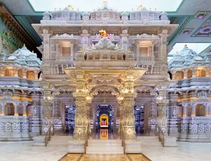US: World's Second-Largest Hindu Temple To Be Inaugurated In New Jersey On October 8 Swaminarayan Akshardham: અમેરિકાના ન્યૂજર્સીમાં બન્યું દુનિયાનું બીજું સૌથી મોટું હિંદુ મંદિર, આ તારીખે કરાશે ઉદ્ધાટન